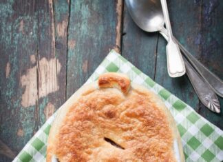 Лоранский пирог с курицей и грибами