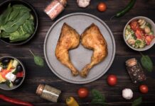 Голень курицы на сковороде: простой рецепт