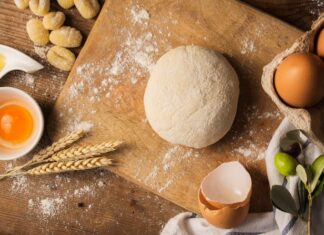 Тесто для пирога из сухих дрожжей