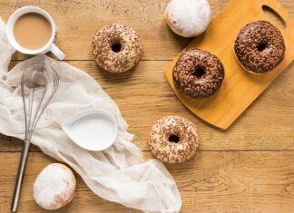 Пошаговый рецепт пончиков без дрожжей на молоке