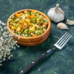 Легкий салат ПП с кукурузой