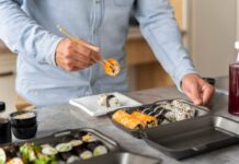 Запекаем суши в духовке