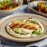 Минтай в духовке со сметаной