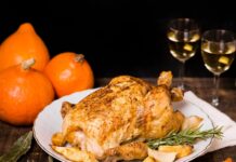 Рецепт запеченной курицы целиком в духовке