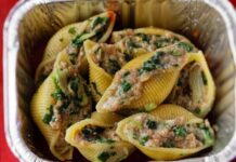 Фаршированные ракушки в духовке