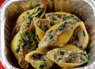 Фаршированные ракушки в духовке