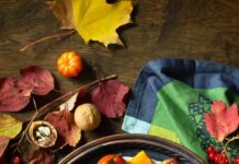 Курица с яблоками в духовке