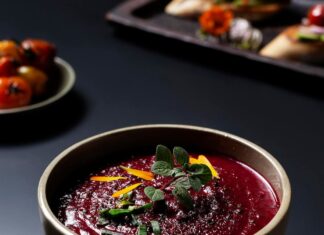 Овощной суп со свеклой без мяса