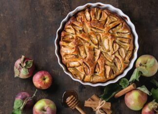 Яблочный пирог в духовке