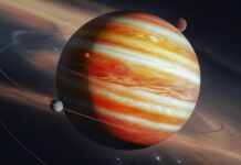 Венера в соединении с Юпитером