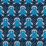 Схема узора для детского пледа спицами