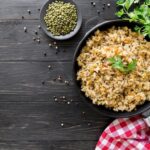 Перловая каша со свининой в мультиварке