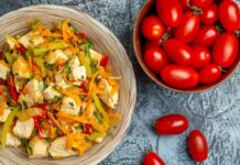 Фрунчезой с овощами и курицей