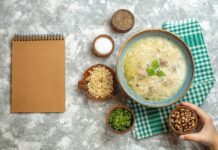 Суп из сайры с рисом: Пошаговый рецепт