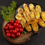 Кабачки с картошкой в духовке