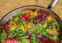 Тушеная капуста на сковороде