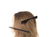 Круглый срез для длинных волос