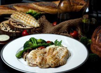 Грудка в сметане на сковороде