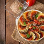 Баклажаны фаршированные фаршем в духовке