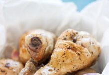 Приготовление куриной голени в духовке