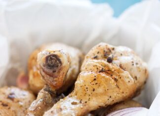 Приготовление куриной голени в духовке